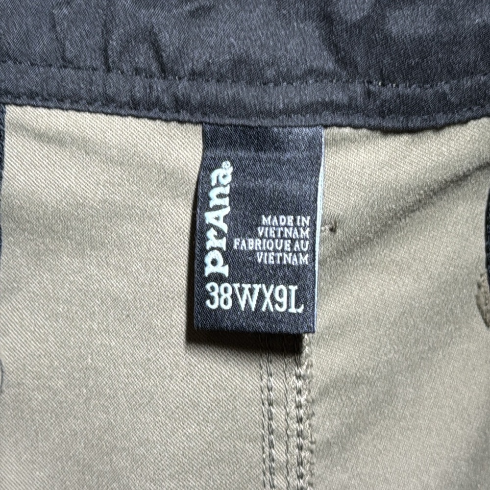 PrAna Men's Alameda Performance Lightweight Shorts Slate Green size 38W x 9L - Picture 5 of 9
